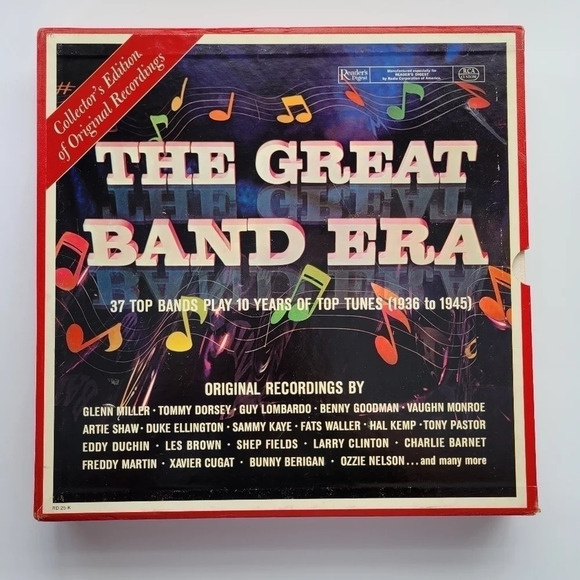 𝅺The Great Band Era Vintage‎ 10 Vinyl Collectors Edition of Original Recording - Picture 1 of 16